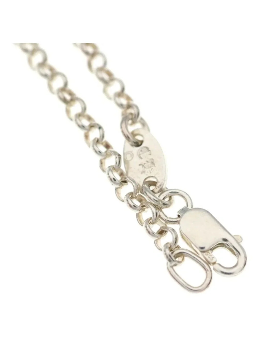 Chrome Hearts Roll Chain Necklace Silver